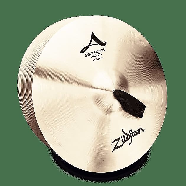 Cymbales Crash à main Zildjian Symphonic French 18" A0427 Zildjian (paire) avec lien vidéo